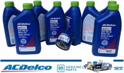 Filtr olej silnikowy 5W-30 Dexos1 Full Synthetic ACDelco Chevrolet Caprice 6,0 V8
