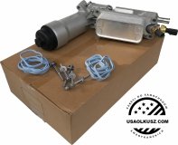 ALUMINIOWA obudowa filtra oleju z chłodnicą oraz czujnikami Dodge Durango 3,6 V6 -2013