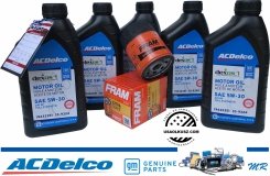 Filtr FRAM + olej ACDelco 5W30 Pontiac G6 V6