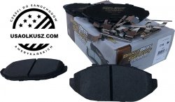 Ceramiczne klocki hamulcowe przednie z zestawem montażowym Mercury Grand Marquis 1998-2002