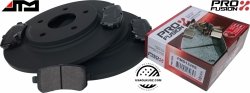 Klocki oraz tarcze hamulcowe tylne 305mm Dodge Caravan 2008-2016