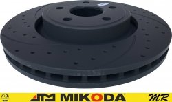 Przednia WIERCONA NACINANA tarcza hamulcowa 350mm GOMET Jeep Grand Cherokee 2011-2022
