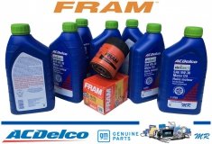 Filtr FRAM + olej ACDelco 5W30 Chevrolet Colorado L5