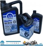 Oryginalny MOPAR filtr oraz mineralny olej MaxPro 5W30 Dodge Dakota 4,7 V8 -2008
