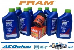 Filtr FRAM + olej ACDelco 5W30 Cadillac DTS 4,6 V8