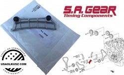 Prowadnica lewego łańcucha wałka rozrządu silnika Chevrolet Captiva Sport V6 2008-2015