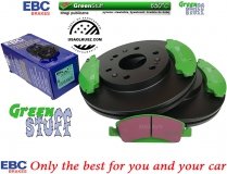 Przednie klocki GreenStuff + tarcze hamulcowe 330mm EBC seria PREMIUM Chevrolet Tahoe 2009-2020