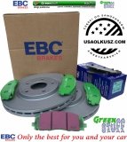 Przednie klocki GreenStuff + tarcze hamulcowe 330mm EBC seria Premium Chrysler Pacifica 2017-
