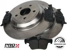 Tylne klocki + tarcze hamulcowe 302mm Lincoln Corsair