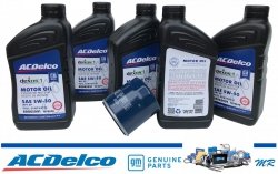 Filtr olej silnikowy 5W30 Dexos1 Gen2 Full Synthetic API SP ACDelco Pontiac Grand Prix