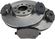 Klocki + tarcze hamulcowe przednie 305mm Chrysler 200 2015-