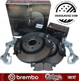 Przednie klocki tarcze BREMBO + jarzma hamulcowe 350mm Jeep Grand Cherokee 3,6 V6 2011-
