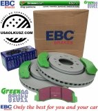 Przednie klocki GreenStuff + tarcze hamulcowe EBC seria Premium Ford F-150 2010-2021