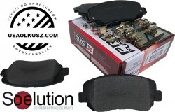 Klocki hamulcowe przednie z zestawem montażowym Dodge Dart