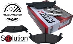 Tylne klocki hamulcowe z zestawem montażowym Dodge Durango 2003-2009