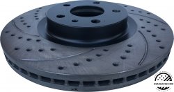 Przednia NACINANA WIERCONA tarcza hamulcowa 308mm Lincoln Corsair