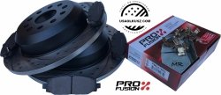 Tylne klocki + NACINANE WIERCONE tarcze hamulcowe 342mm Jeep Wrangler JL 2018-