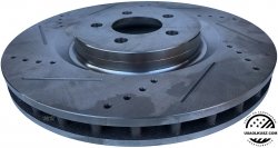Tarcza hamulcowa przednia NACINANA NAWIERCANA 355mm brembo system Ford Mustang 2005-2014