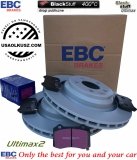 Tylne klocki Ultimax2 + tarcze hamulcowe 350mm EBC seria PREMIUM Dodge Charger SRT Scat Pack Hellcat