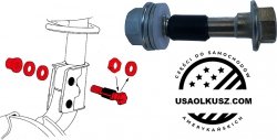 Śruba regulacji kąta pochylenia koła mimośród 14mm  Chrysler Neon