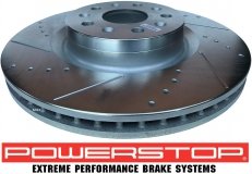 Przednia WIERCONA NACINANA tarcza hamulcowa POWERSTOP 345mm Chevrolet Camaro 6,2 V8 2016- exc. ZL1
