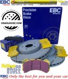 Przednie klocki YellowStuff + NACINANE tarcze hamulcowe 380mm EBC seria USR Dodge Durango SRT -2020