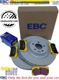 Przednie klocki YellowStuff + tarcze hamulcowe 360mm EBC seria PREMIUM Dodge Challenger SRT Scat Pack