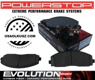Klocki hamulcowe przednie POWERSTOP Z23 EVOLUTION SPORT Chrysler Pacifica FWD 2017-