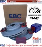 Tylne CERAMICZNE klocki RedStuff + tarcze hamulcowe 350mm EBC seria PREMIUM Dodge Charger SRT Scat Pack Hellcat