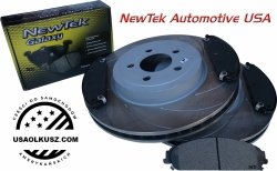 Klocki + przednie NACINANE tarcze hamulcowe 345mm ATM SLOTTED Lancia Thema 2011-