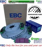 Przednie klocki GreenStuff + tarcze hamulcowe 345mm EBC seria USR Dodge Challenger