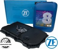 Filtr + olej skrzyni 8-SPD ZF 8HP70 Dodge Charger V8 2015-2023