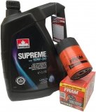Filtr oleju oraz olej SUPREME 10W30 Pontiac Firebird V6 1988-1992