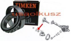 Łożysko kosza mechanizmu różnicowego przedniego mostu Jeep Grand Cherokee 2005-2010