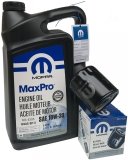 Oryginalny filtr oleju oraz olej MOPAR MaxPro 10W30 Dodge Stratus 2,0 / 2,4