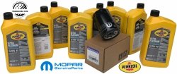 Filtr + olej silnika PENNZOIL 0W40 RAM 1500 3,0 L6 HO [EFC] Hurricane Straight-Six Turbo SST
