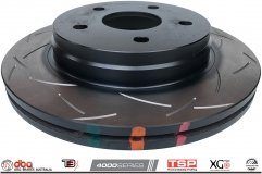 Przednia NACINANA tarcza hamulcowa DBA seria T3 Chrysler Aspen