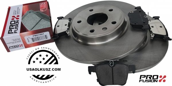 Tylne klocki + tarcze hamulcowe 320mm Chrysler Voyager FWD 2020-