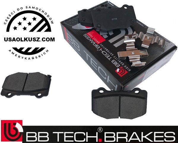 Klocki hamulcowe tylne z zestawem montażowym Ford Mustang Shelby GT350 5,2 V8 2016-2020