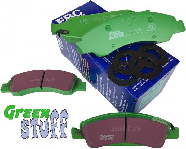 Przednie klocki GreenStuff + tarcze hamulcowe 330mm EBC seria PREMIUM GMC Yukon 2009-2020