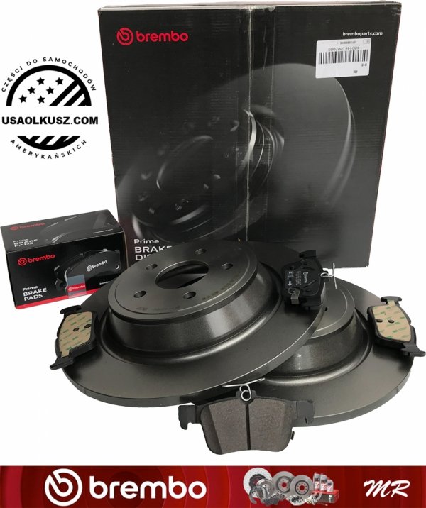 Tylne klocki + tarcze hamulcowe brembo 316mm Lincoln MKC 2015-2019