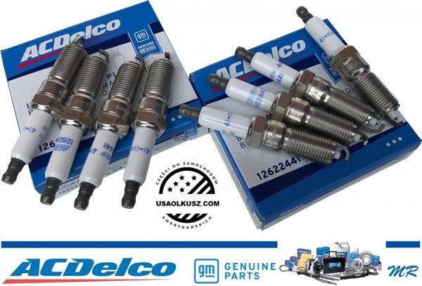 ORYGINALNE przewody GM + IRYDOWE świece zapłonowe ACDelco Chevrolet Silverado 1500 V8 2014-