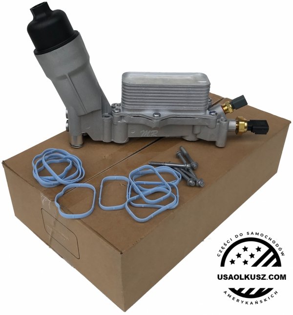 ALUMINIOWA obudowa filtra oleju z chłodnicą oraz czujnikami Chrysler Pacifica  3,6 V6