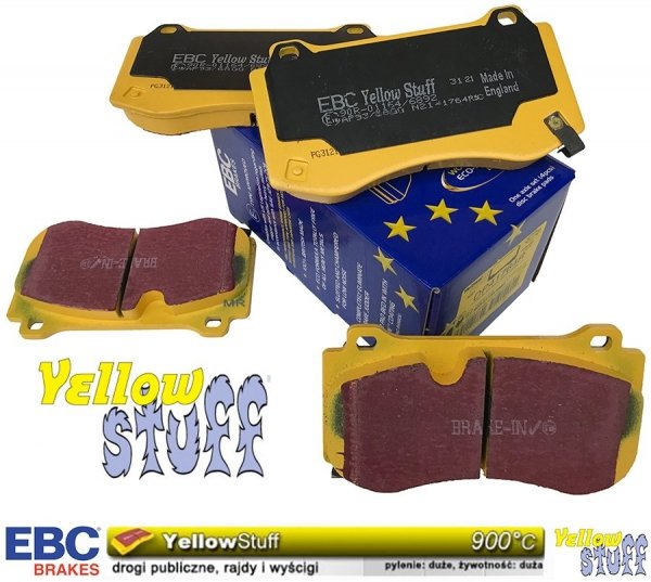 Klocki hamulcowe przednie EBC YellowStuff Jeep Grand Cherokee SRT 6,1 V8 -2010