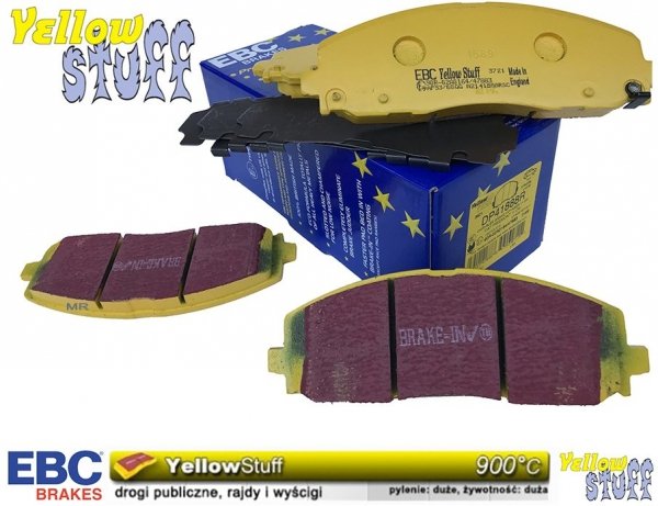 Klocki hamulcowe przednie EBC YELLOWSTUFF Dodge Journey 2012-