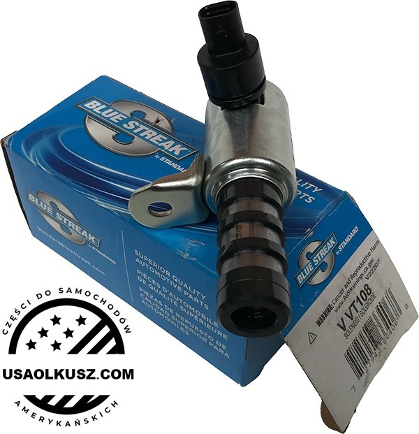 Elektrozawór zmiennych faz rozrządu VVT czarne złącze Ford Mustang 3,7 V6