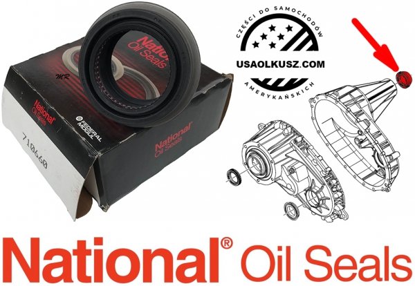 Uszczelniacz tylnego wału reduktora NV226 GMC Envoy