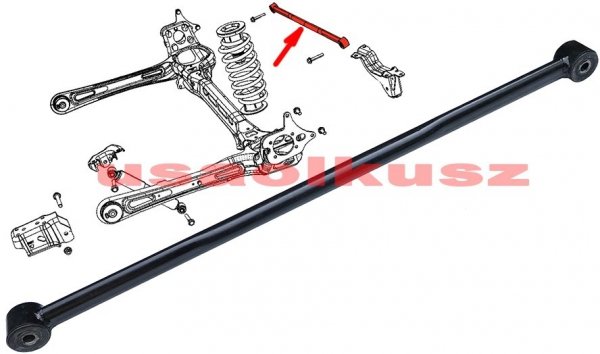 Drążek poprzeczny tylny - track bar Chrysler Voyager Town Country 2008-