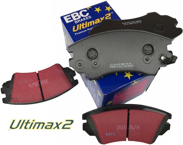 Przednie klocki Ultimax2 + tarcze hamulcowe 321mm EBC seria Premium Chevrolet Camaro 3,6 V6 -2015