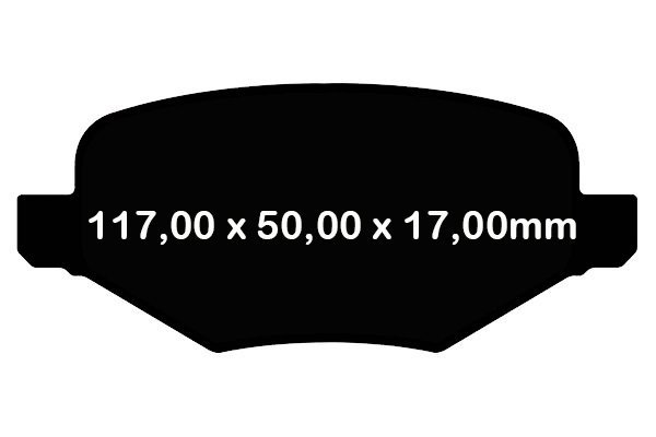 Tylne klocki GreenStuff + tarcze hamulcowe 330mm EBC seria Premium Mercury Sable 2008-